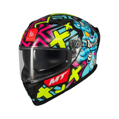 MT Helmets BRAKER SV CRAZY TEDDY B7 CASCHI INTEGRALE  BRILLANTE 