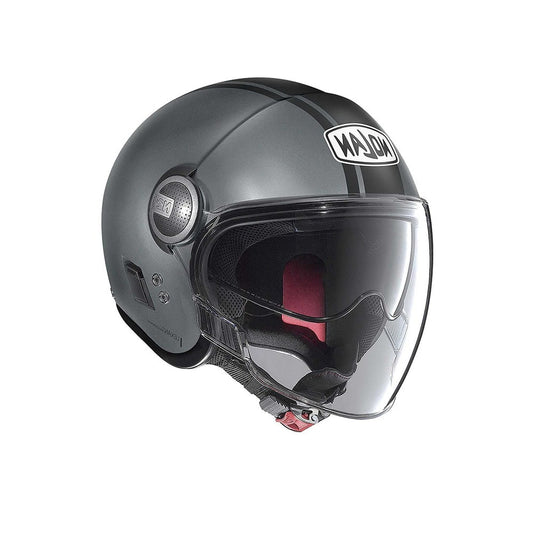 NOLAN N21 VISOR 06 DOLCE VIT093 Moto Jet Urbano Caschi Opaco Nero Grigio