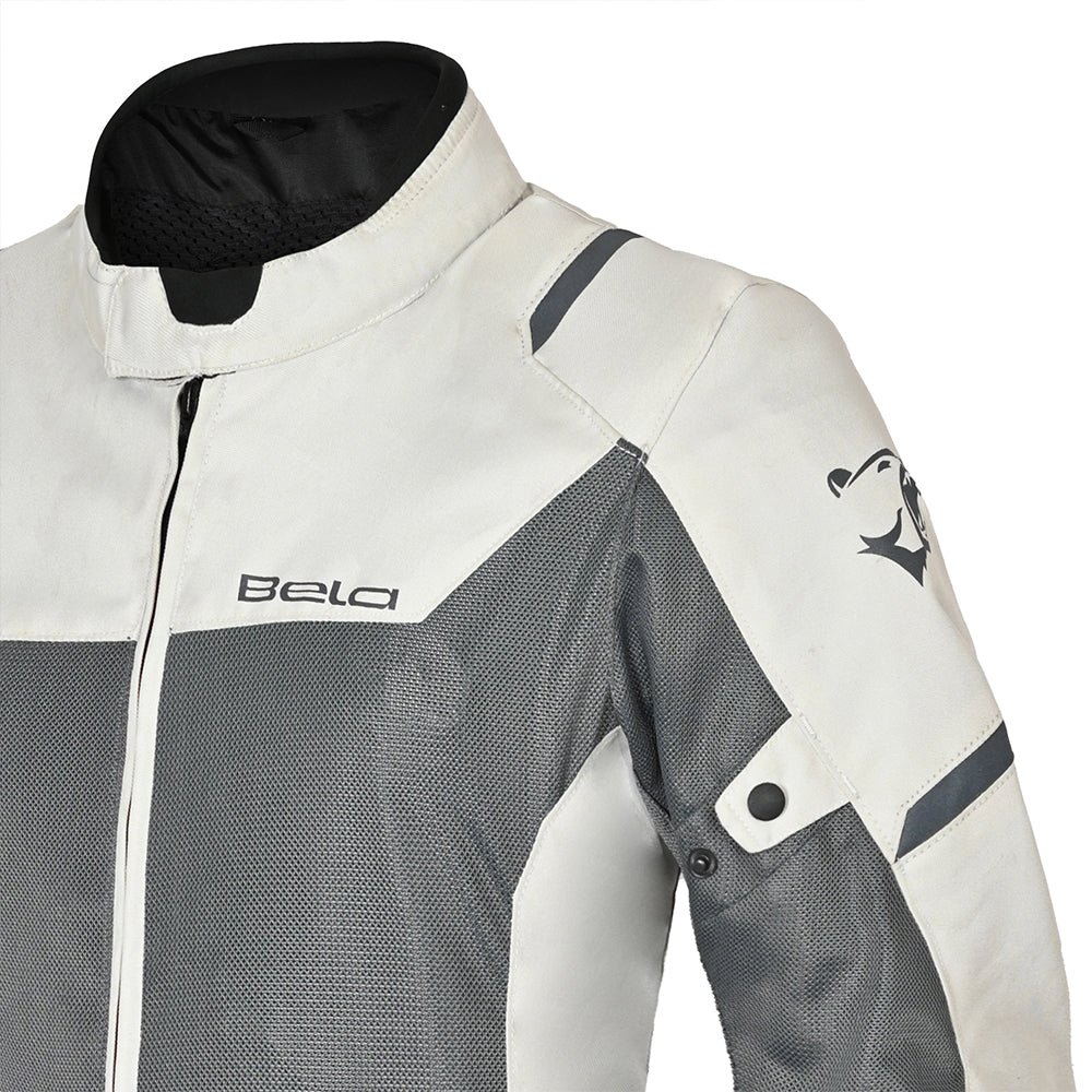 Bela MESH PRO GIACCA MOTO IN TESSUTO TRAFORATO ESTIVA DONNA GHIACCIO/GRIGIO 