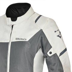 Bela MESH PRO GIACCA MOTO IN TESSUTO TRAFORATO ESTIVA DONNA GHIACCIO/GRIGIO 