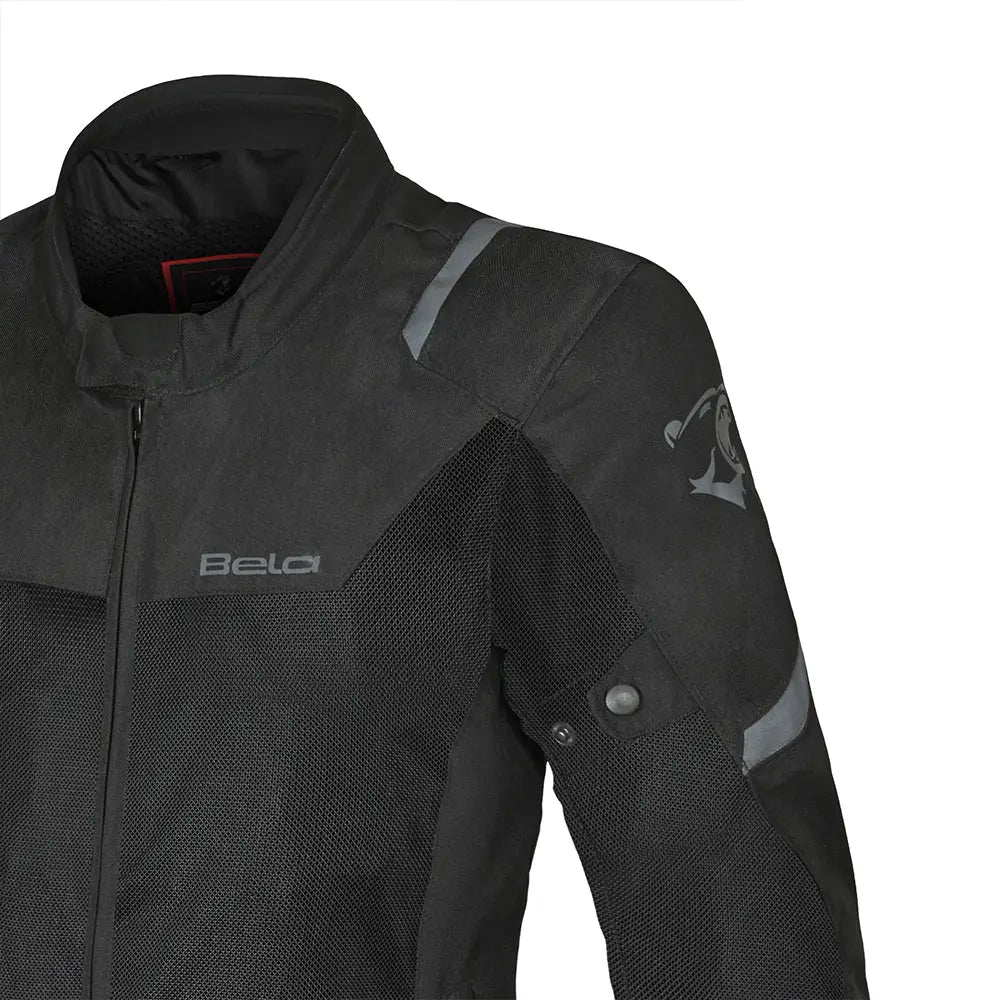 BELA MESH PRO GIACCA DONNA MOTO IN TESSUTO TRAFORATO ESTIVA NERO 