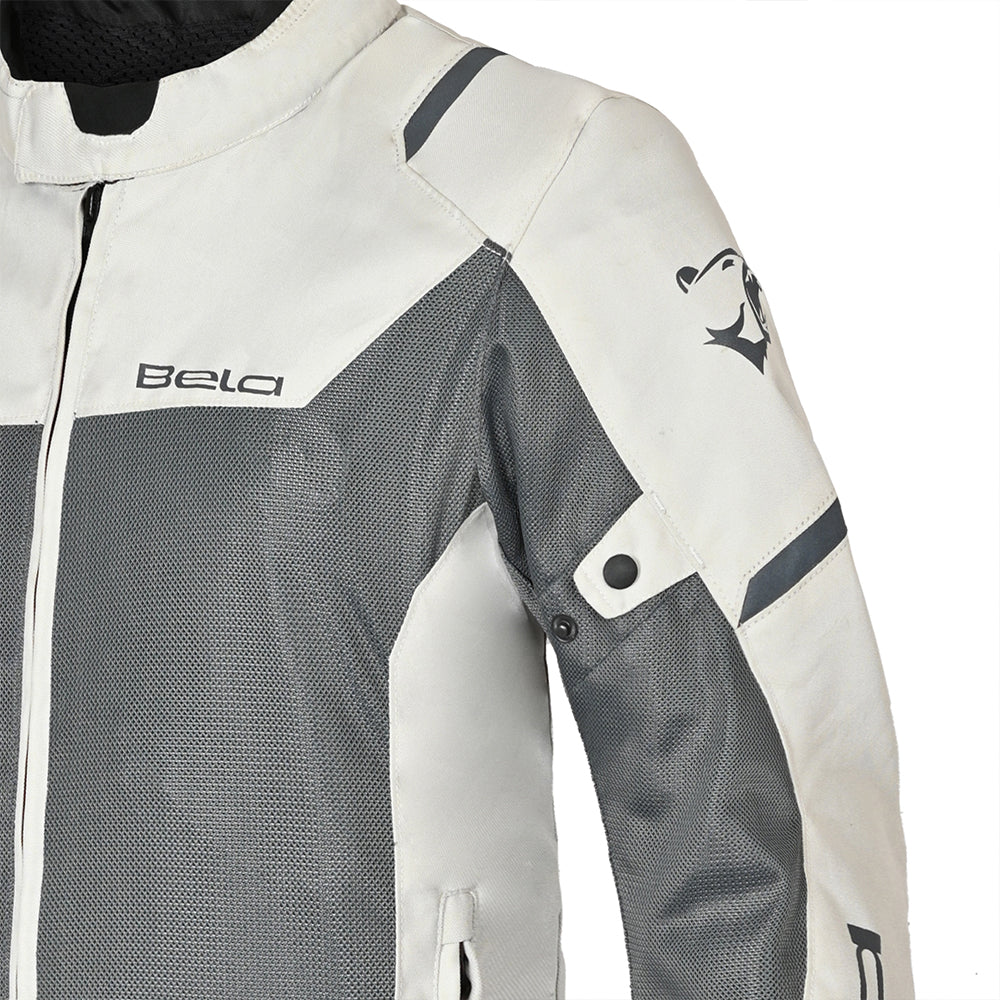 Bela MESH PRO GIACCA MOTO IN TESSUTO TRAFORATO ESTIVA UOMO GHIACCIO/GRIGIO 