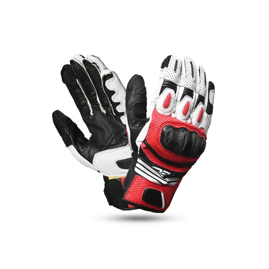R-TECH Rocco Guanti - Nero rosso bianco over view