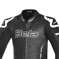 BELA-MONO 1PC ROCKET MIX CANGURO NERO/BLANCO chest