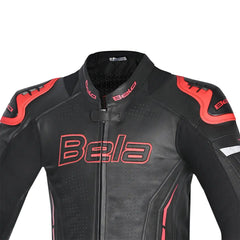 BELA-MONO 1PC ROCKET MIX CANGURO NERO/ROSSO chest