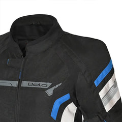 Bela HighLand Nero/Blu Giacca Uomo sholuder front