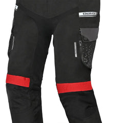 BELA CROSSROAD EXTREME PANTALONI UOMO MOTO NERO ANTRACITE ROSSO 