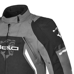 Bela Cordaniel Giacca moto - Nera/Grigio scuro 