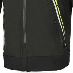 Bela Breeze Giacca softshell per uomo Cappuccio removibile  - Nero/Giallo fluorescente 