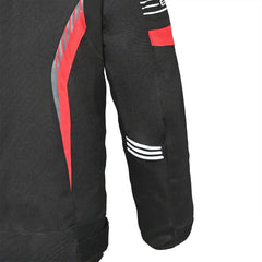 Bela Bradley Rosso Giacca Tessile da Moto arm