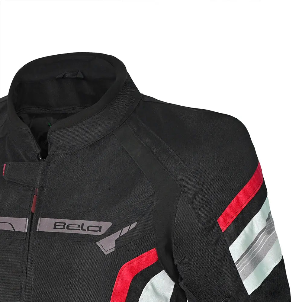 Bela HighLand Nero/Rosso Giacca Uomo shoulder left