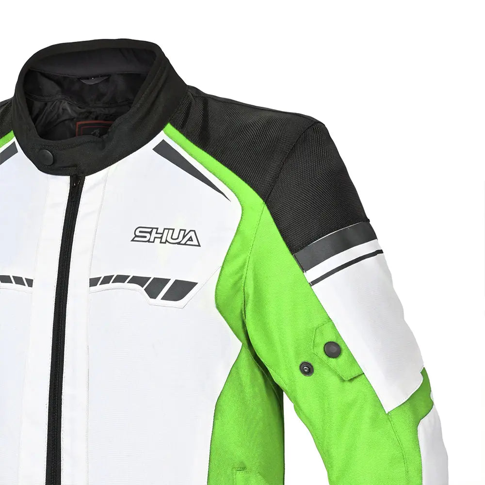 Shua Immortal Jacket impermeabile Verde right shoulder