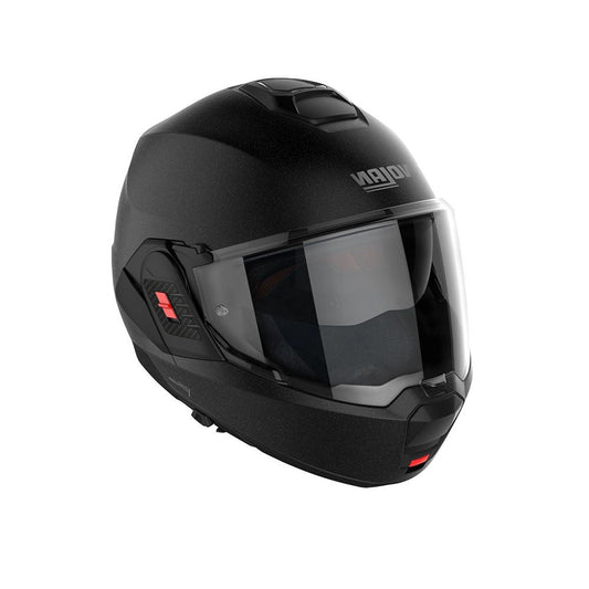 NOLAN N120-1 CLASSIC N-COM 009 MOTO MODULARI CASCHI OPACO NERO