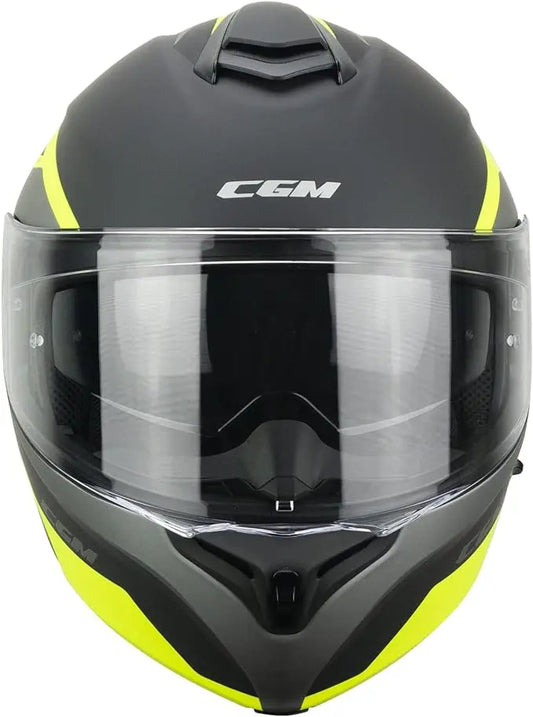 CGM-Casco modulare 568G BER DRESDA Nero FLu 