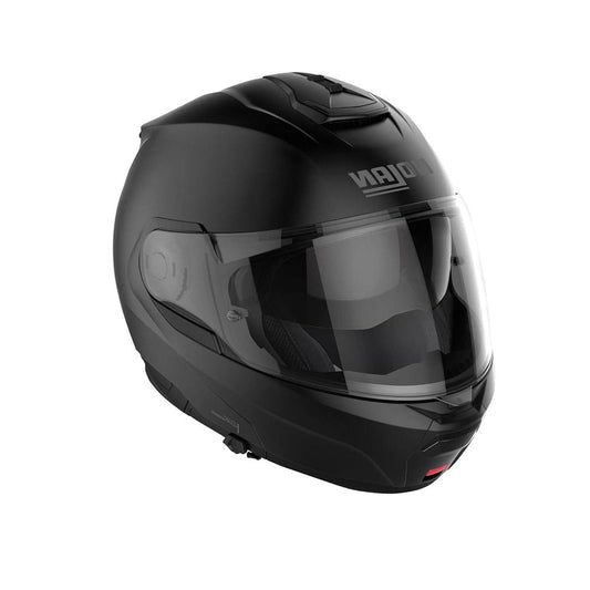 NOLAN N100-6 CLASSIC N-COM 010 MOTO MODULARI CASCHI OPACO NERO 
