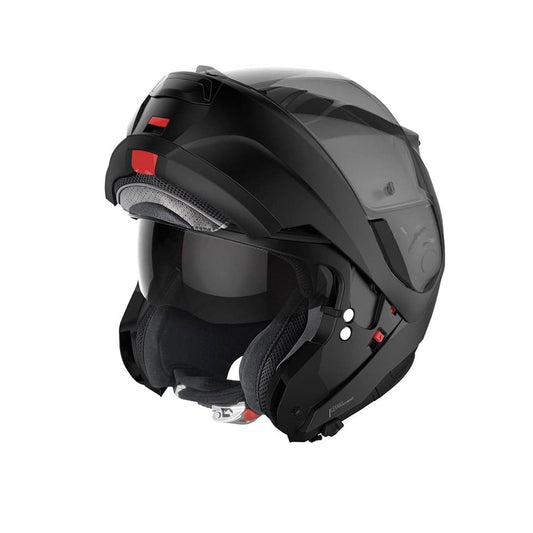 NOLAN N100-6 CLASSIC N-COM 010 Moto Modulari Caschi Opaco Nero