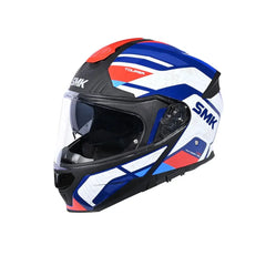 Smk Ma513 Gullwing Moto Modulare Caschi Bianco Blu Rosso 