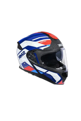 Smk Ma513 Gullwing Moto Modulare Caschi Bianco Blu Rosso 