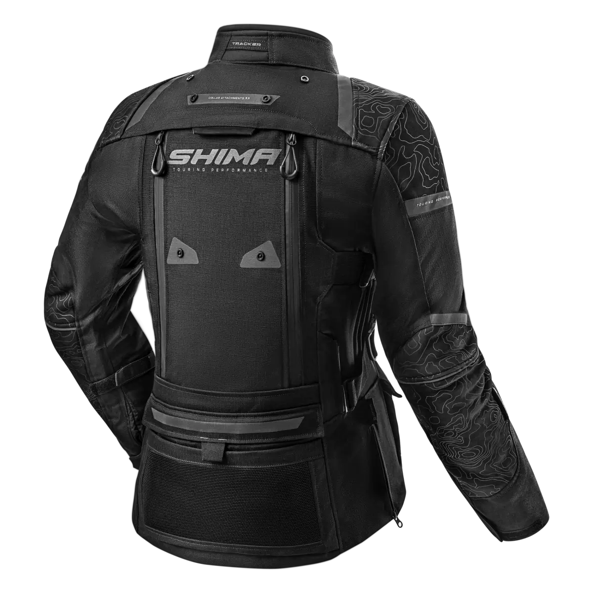 SHIMA TRACKER LADY DE MOTO CHAQUETA NEGRO 