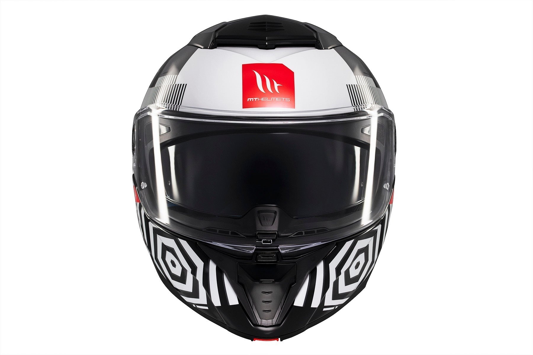 MT Atom 2 Strange B2 con parte delantera abatible brillante Casco de motocicleta - CASCO