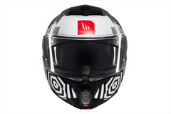MT Atom 2 Strange B2 con parte delantera abatible brillante Casco de motocicleta - CASCO