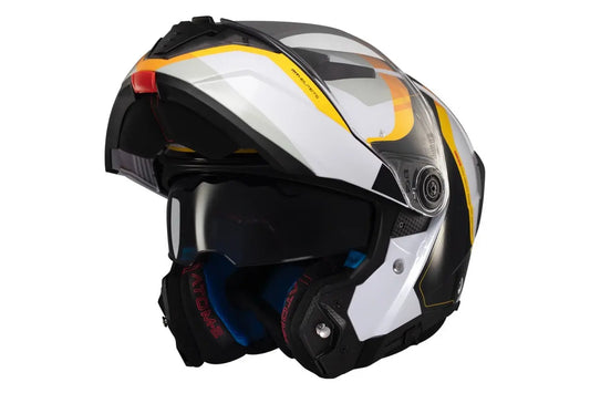 Casco integral para motocicleta MT ATOM 2 SV Emalla B3 de carbono brillante - SECURTEX MOTOR S.L (t/a MaximoMoto)