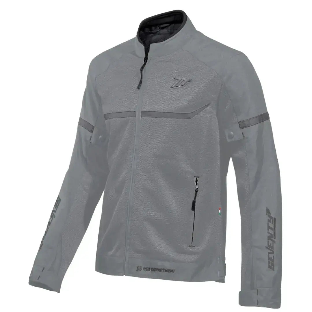 SEVENTY SD-JR30.2 MOJAVE Moto Donna Giacca Grigio Ghiaccio 