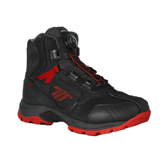 SEVENTY SD-BA7 STELVIO LOW Moto Unisex Avventura Stivali Nero Rosso 