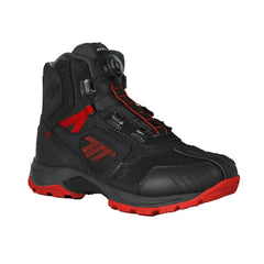 SEVENTY SD-BA7 STELVIO LOW Moto Unisex Avventura Stivali Nero Rosso