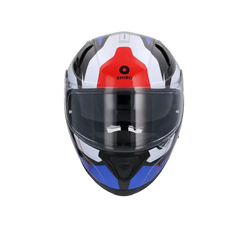 SHIRO KATANA Moto Caschi Integrali Nero Bianco Blu 