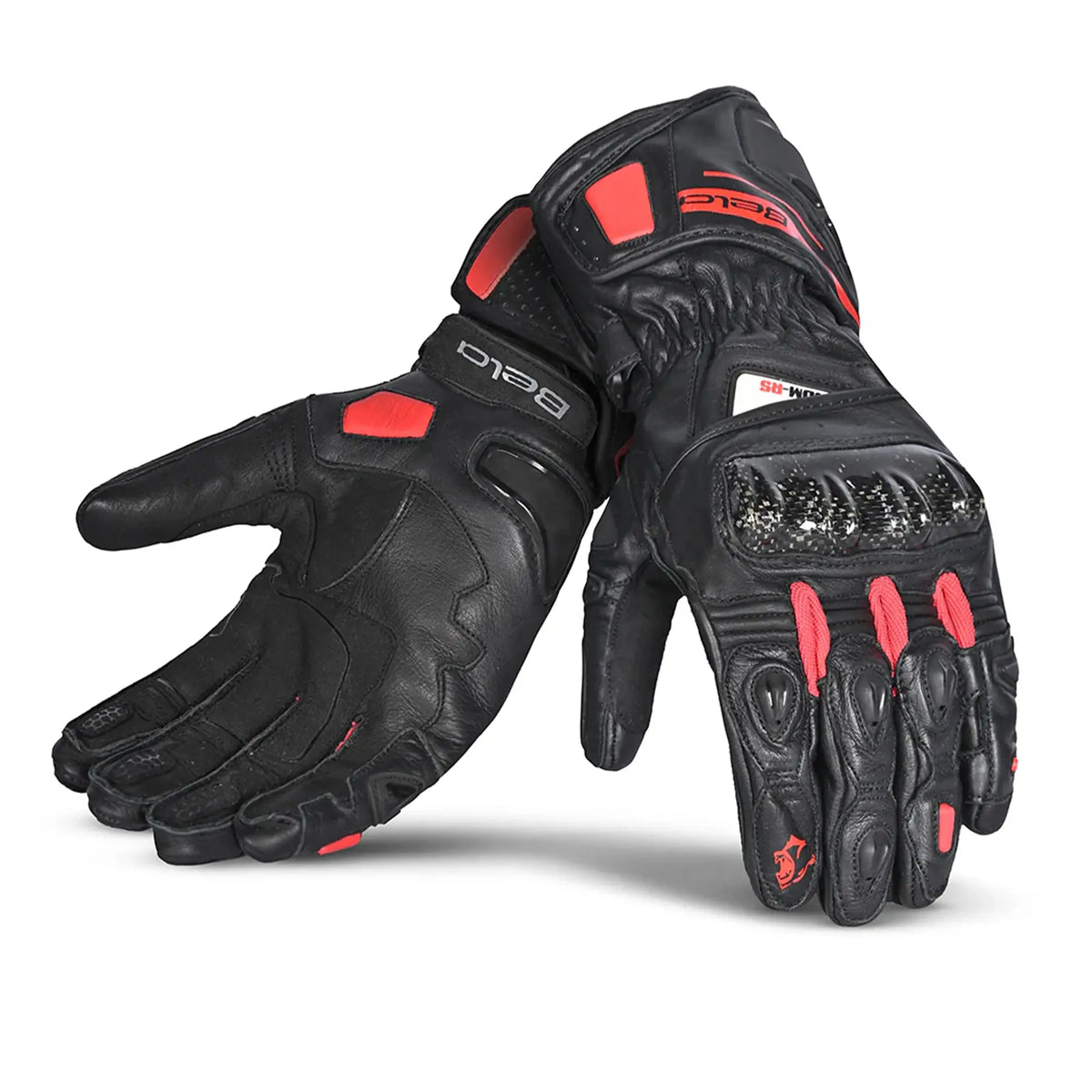 BELA Venom RS Guanti da corsa da uomo - Neri / Rosso 