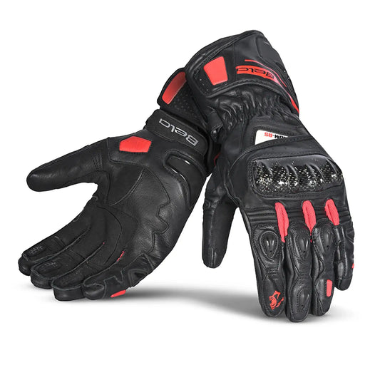 BELA Venom RS Guanti da corsa da uomo - Neri / Rosso 