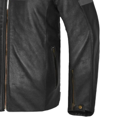 Giacca pelle BELA Stark 4 stagioni Nero/Gris 