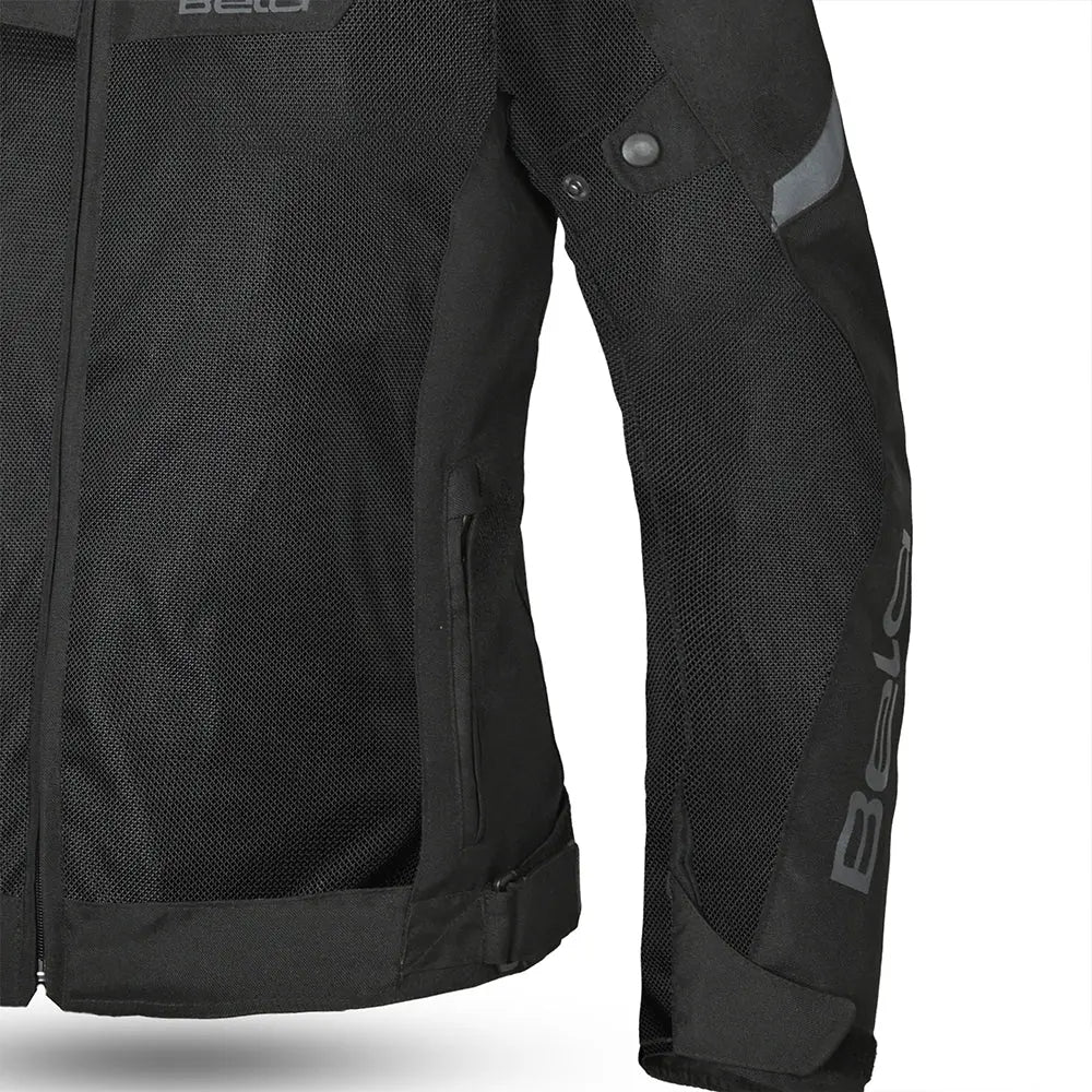 BELA MESH PRO GIACCA DONNA MOTO IN TESSUTO TRAFORATO ESTIVA NERO 