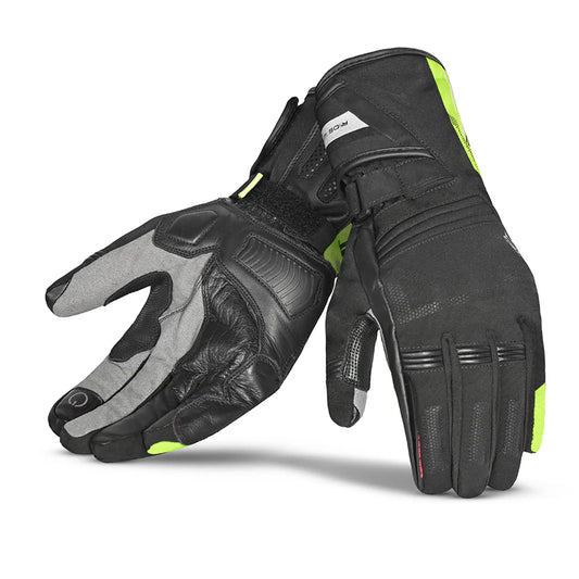 Bela Iglo Men Guanti invernali da uomo - Nero/Giallo Fluor 