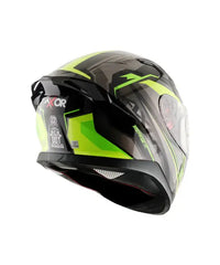 AXOR Helmets APEX ROADTRIP CASCHI INTEGRALE NERO OPACO GIALLO FLUO 