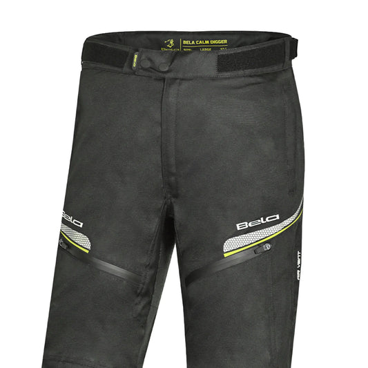 BELA - Pantalón Textil Calm Digger 34L Nero/F.Amarillo 