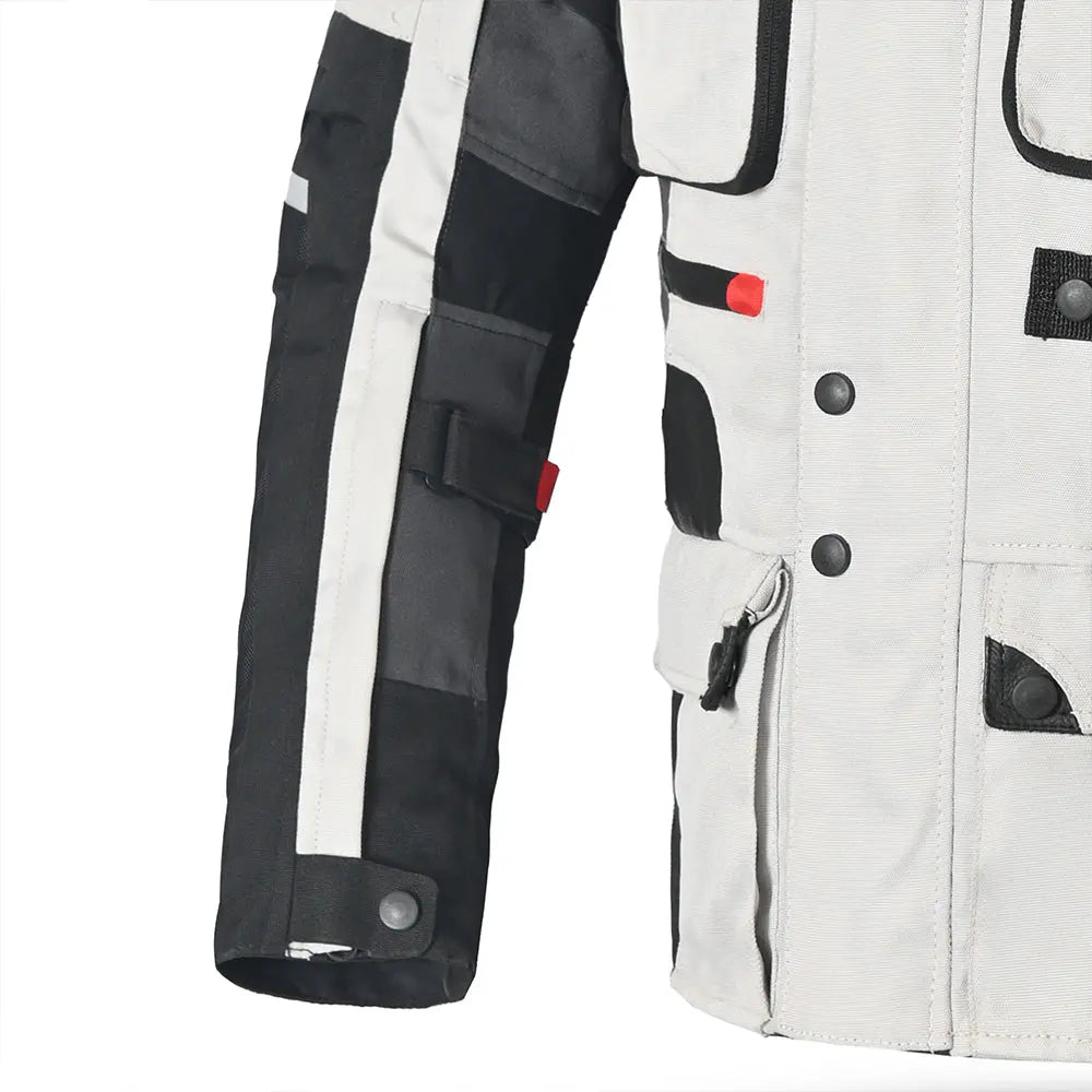 Bela CrossRoad Extreme WP Giacca moto per uomo Ice / Nero / Girgio under arm