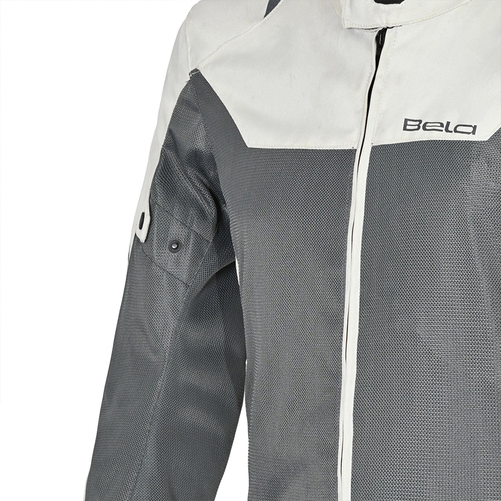 Bela MESH PRO GIACCA MOTO IN TESSUTO TRAFORATO ESTIVA UOMO GHIACCIO/GRIGIO 