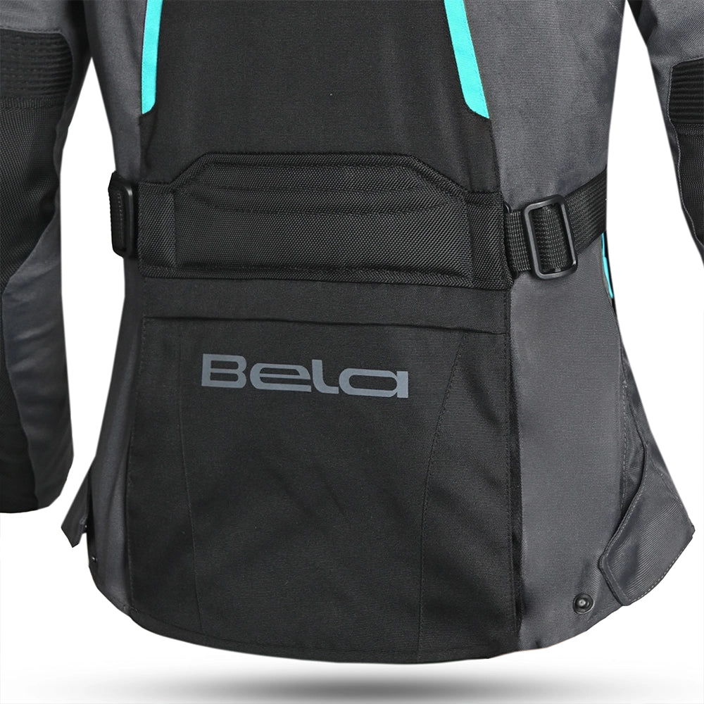 BELA HURRICANE GIACCA DONNA NERO TURCHESE 3 IN 1 