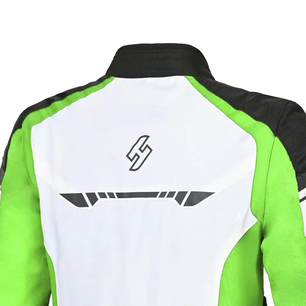 Shua Immortal Jacket impermeabile Verde back shoulder