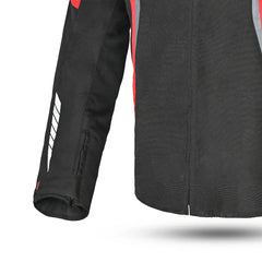 Bela Bradley Rosso Giacca Tessile da Moto under arm