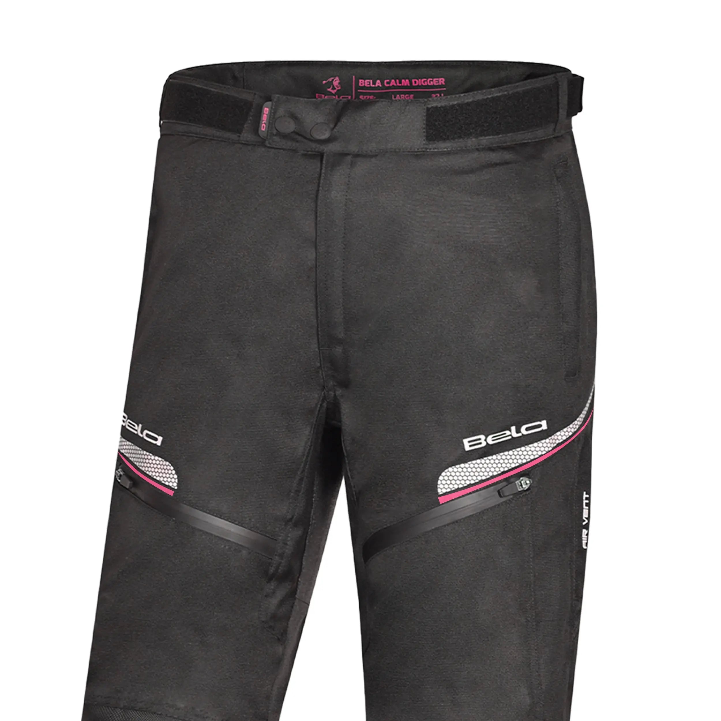 BELA - Pantalón Textil Calm Digger lady 30L Negro/Rosa 
