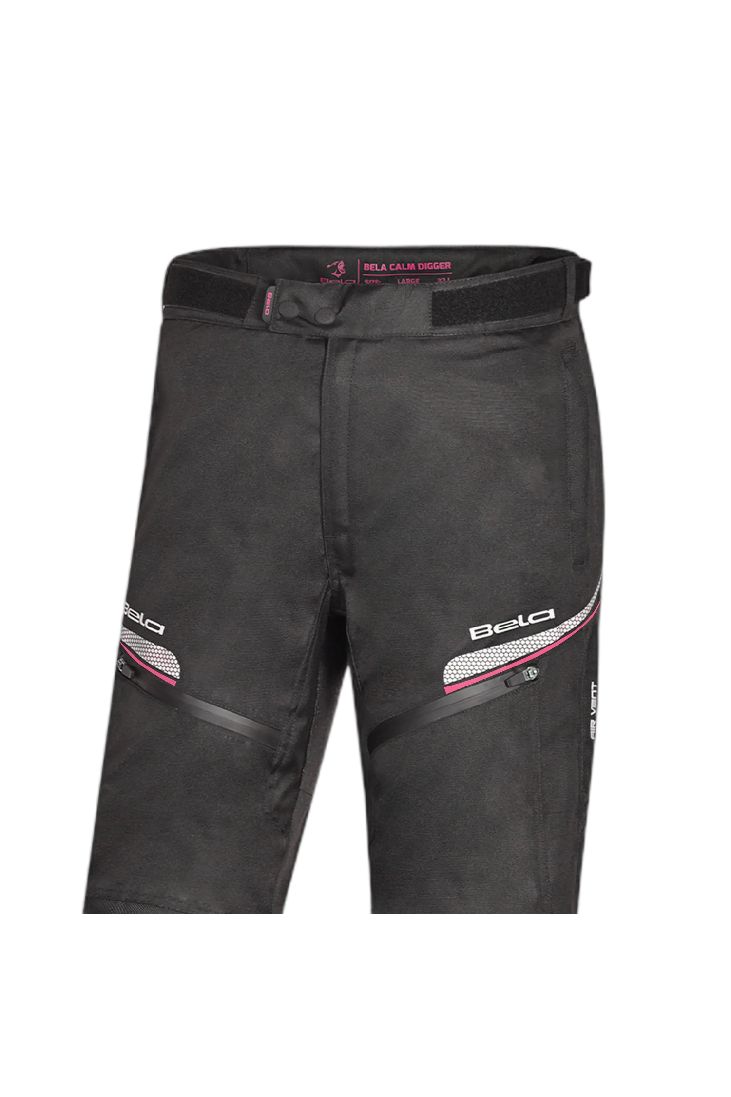 BELA - Pantalón Textil Calm Digger lady 30L Negro/Rosa 