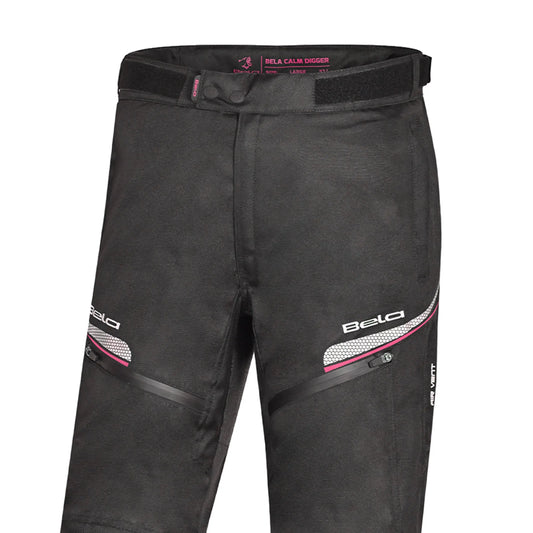 BELA - Pantalón Textil Calm Digger lady 30L Negro/Rosa 