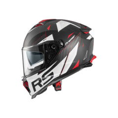 Casco integrale Premier TYPHOON RS 2 BM Nero Bianco Nero Rosso PINLOCK INCLUSO 