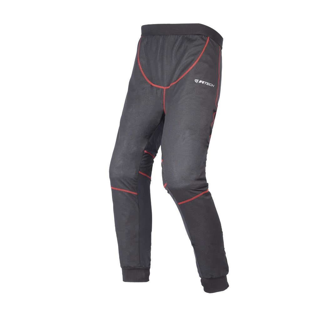 R-TECH - Térmico Textil Jog Wind Stoper Negro/Rojo