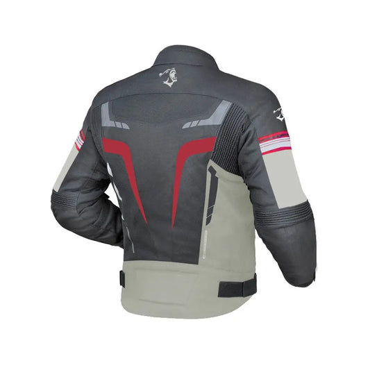 BELA -  Giacca moto Sprinter 2 strati Nero/Ghiaccio/Rosso 