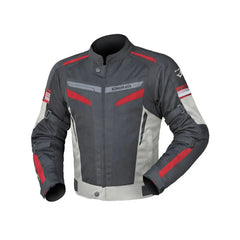 BELA -  Giacca moto Sprinter 2 strati Nero/Ghiaccio/Rosso 