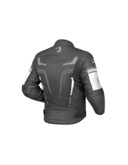 BELA - Giacca moto Sprinter strati Uomo Nero/Blanco/Grigio 